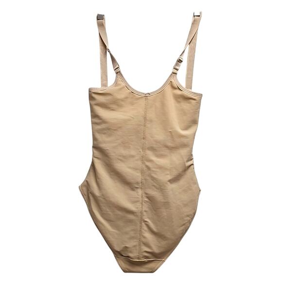 CoCoon Style Womens Zip Front Adjustable Strap Shapewear Bodysuit Size 38 Talla - Picture 5 of 6